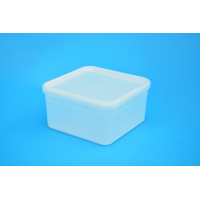 2.4 LITRE SQUARE TAMPER EVIDENT NATURAL TUB